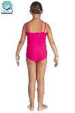 BODY LYCRA SPALLINE TINTA UNITA FUCSIA BAMBINA